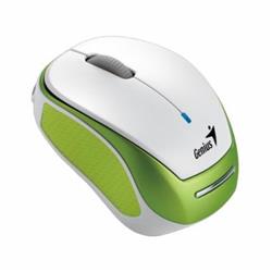 MOUSE INALAMBRICO MICRO TRAVELER 9000R BLANCO/VERDE GENIUS