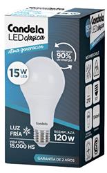 LAMPARA LED LUZ FRIA 15W CANDELA