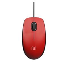 MOUSE USB OPTICO ROJO MF400 MO390 MULTILASER