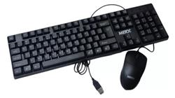 TECLADO Y MOUSE USB MX-2DUFLOW MERX